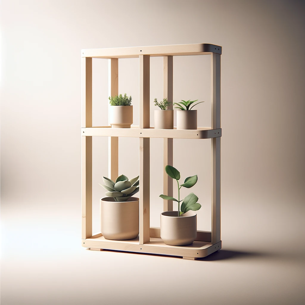 Oak Flower Stand "Echo"